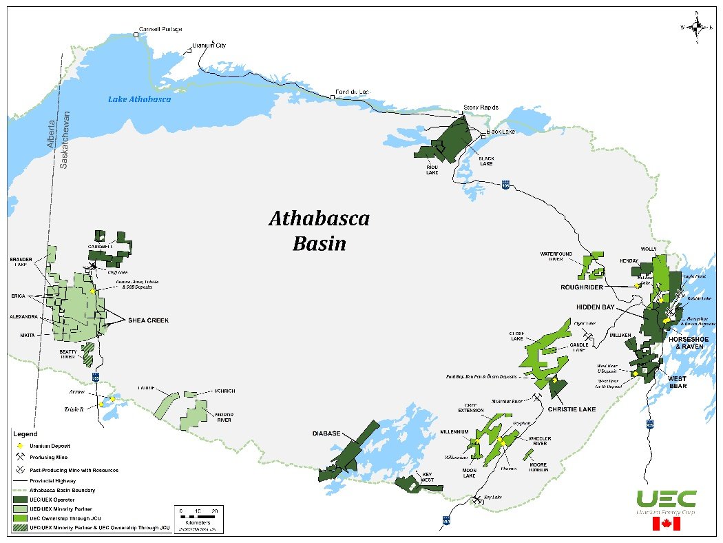 Figure 2: Athabasca Project Map